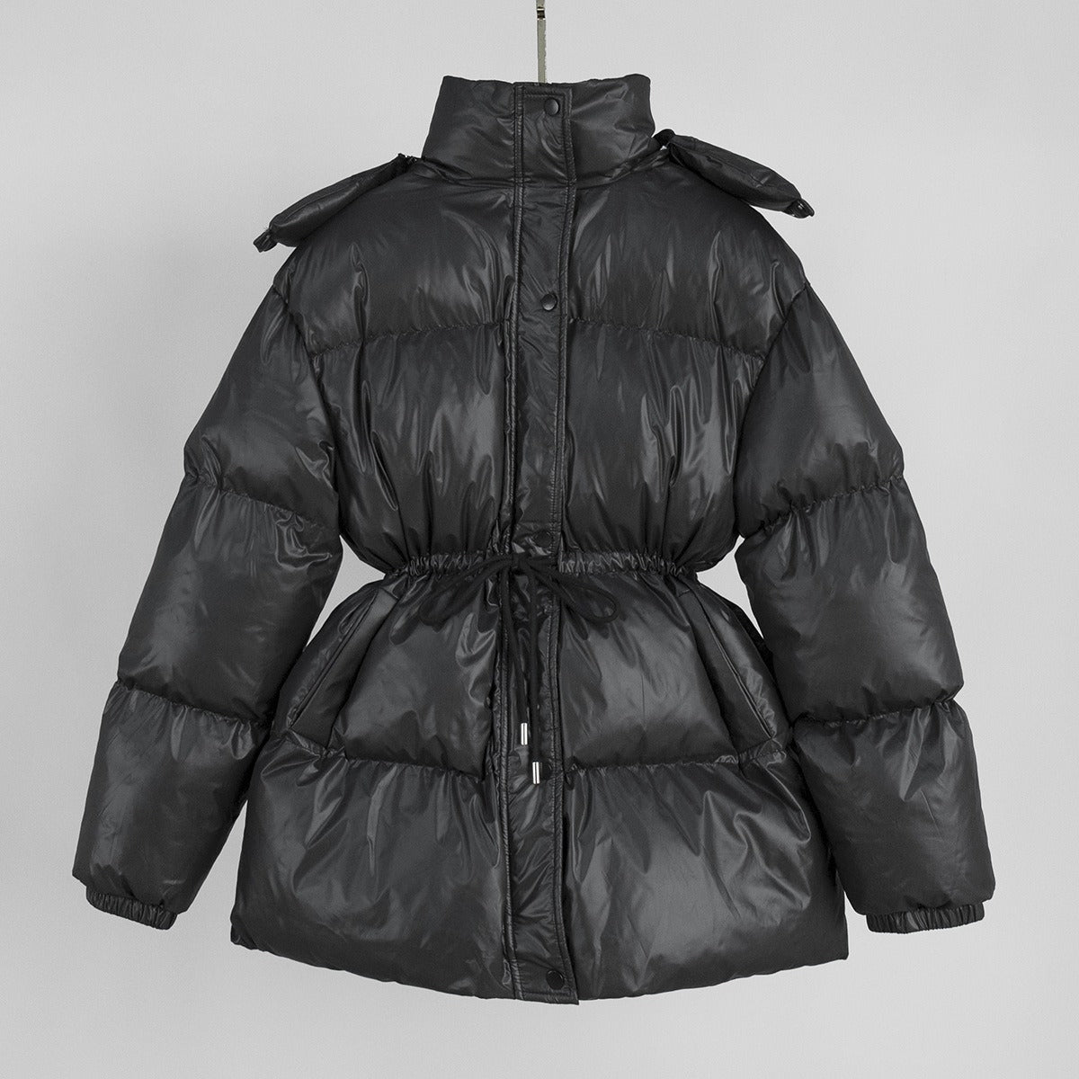 Siena Drawstring Waist Puffer Jacket