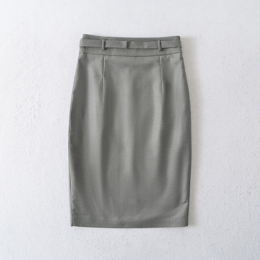 Greve Slit Pencil Skirt