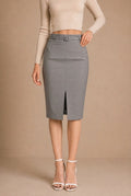 Greve Slit Pencil Skirt