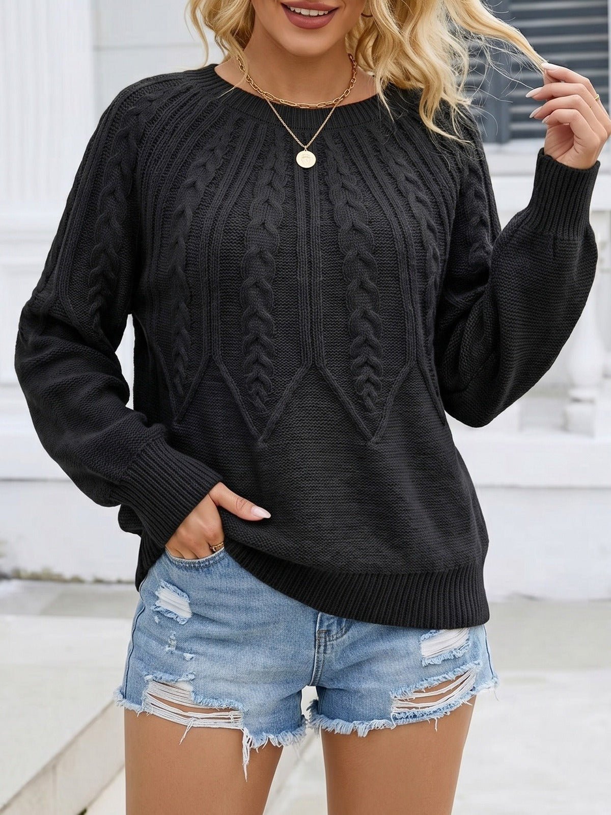Chianti Textured Knit Sweater