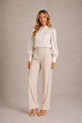 Volterra Puff-Sleeve Blouse