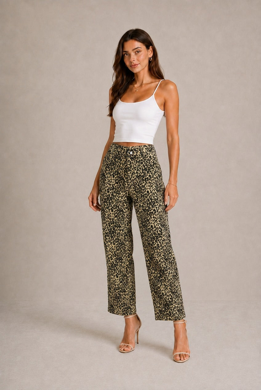 Cortona Leopard Print Pants
