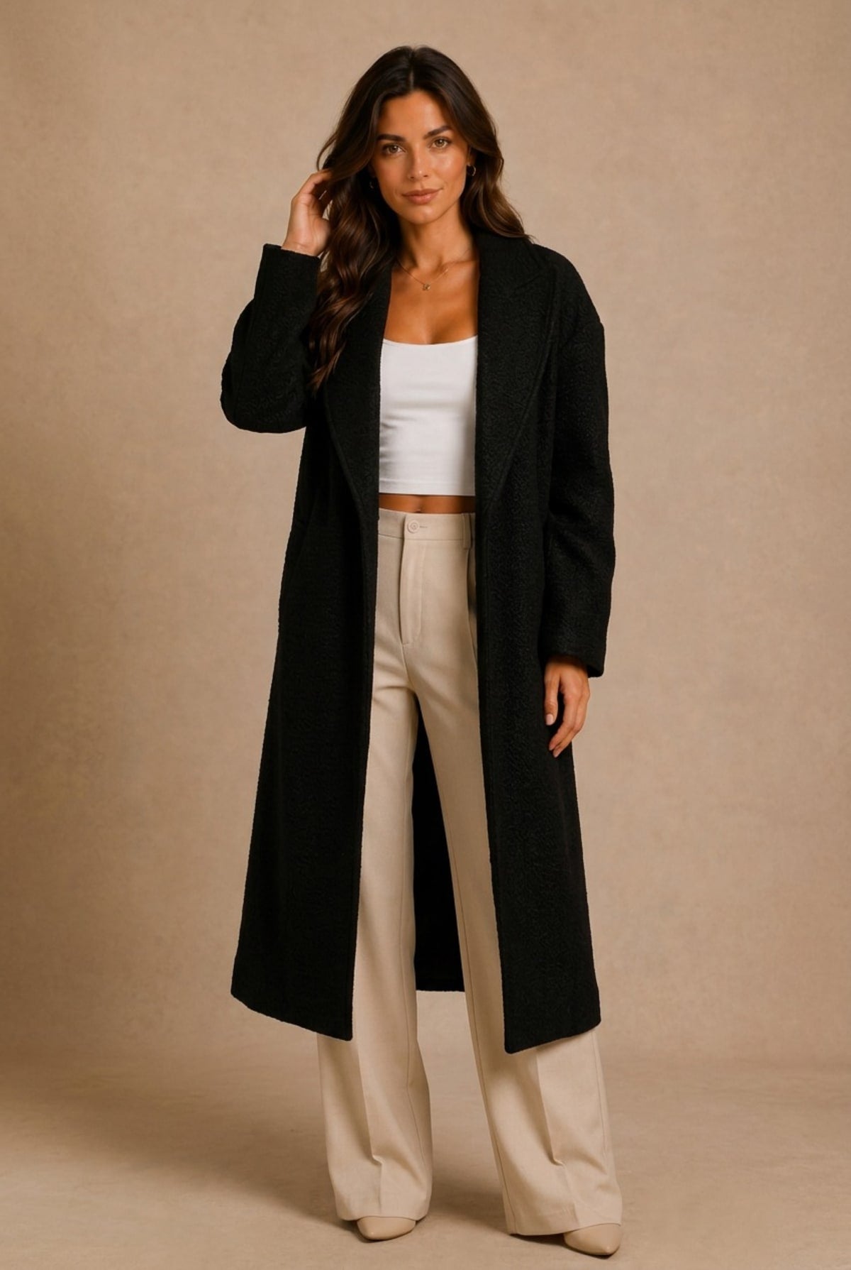 Annecy Oversized Teddy Coat