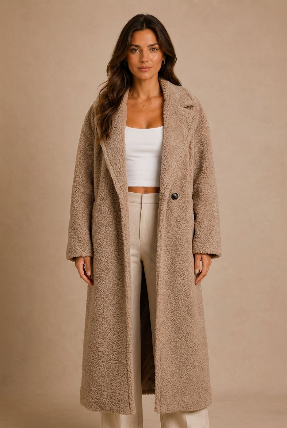 Annecy Oversized Teddy Coat