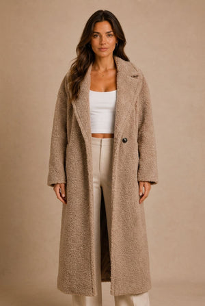 Annecy Oversized Teddy Coat
