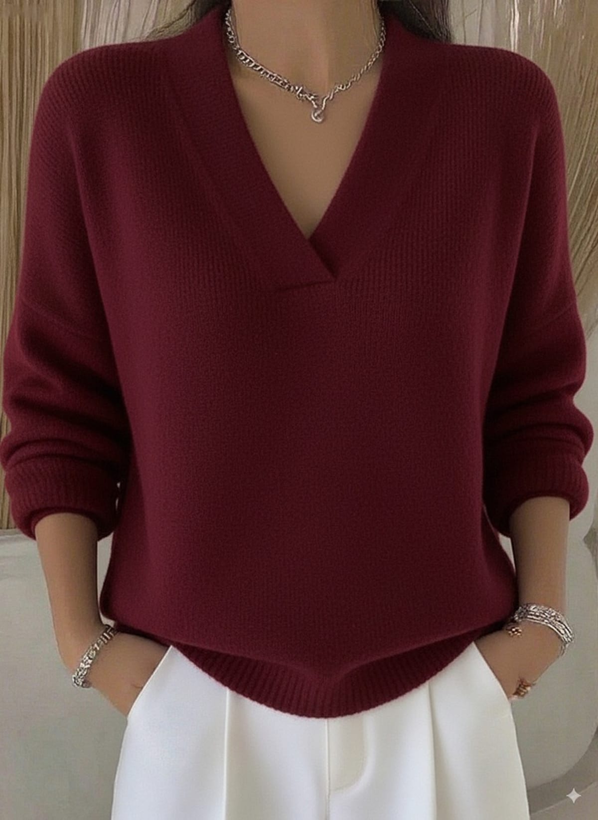 Montalcino V-Neck Pullover Sweater