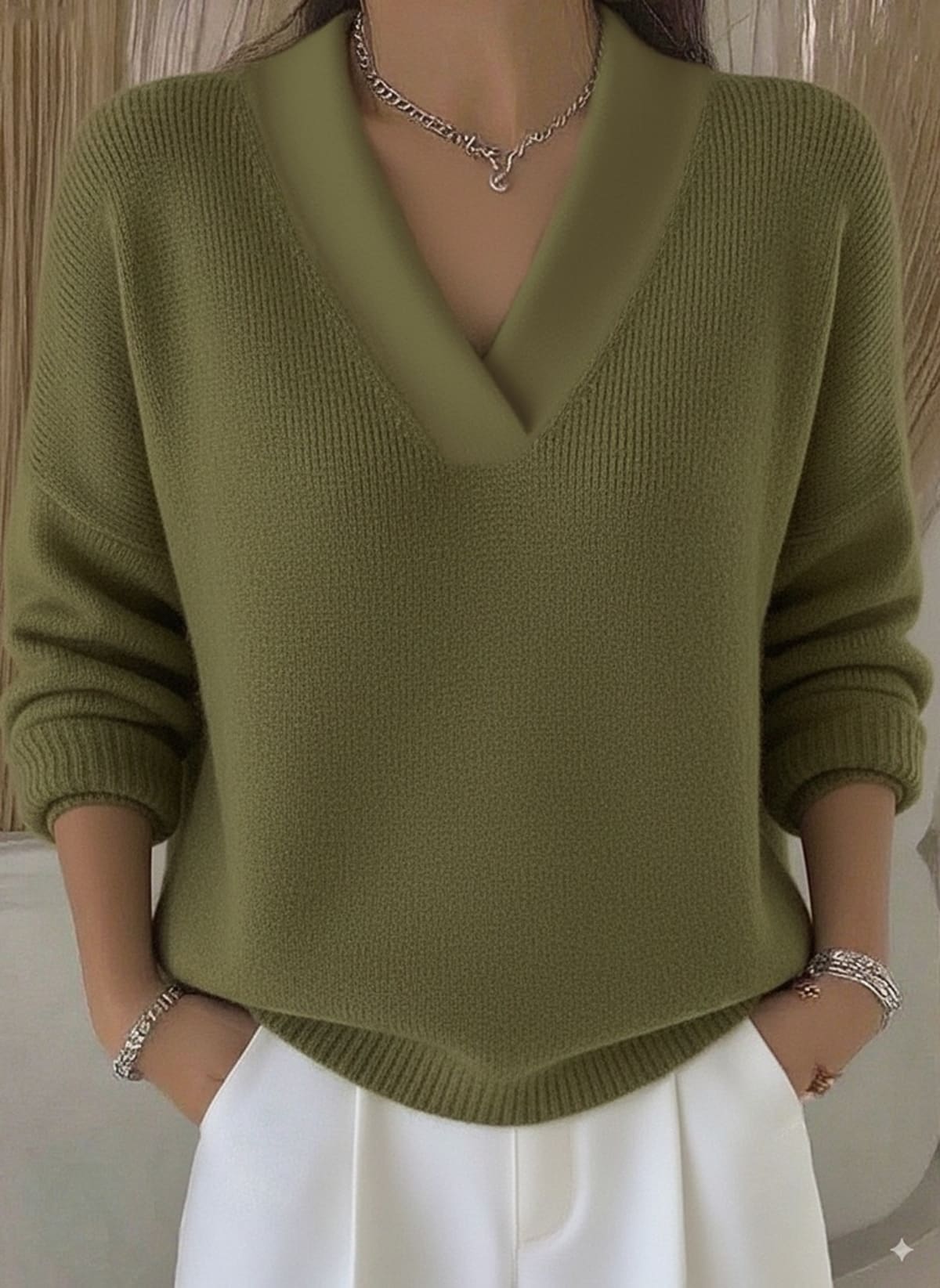 Montalcino V-Neck Pullover Sweater