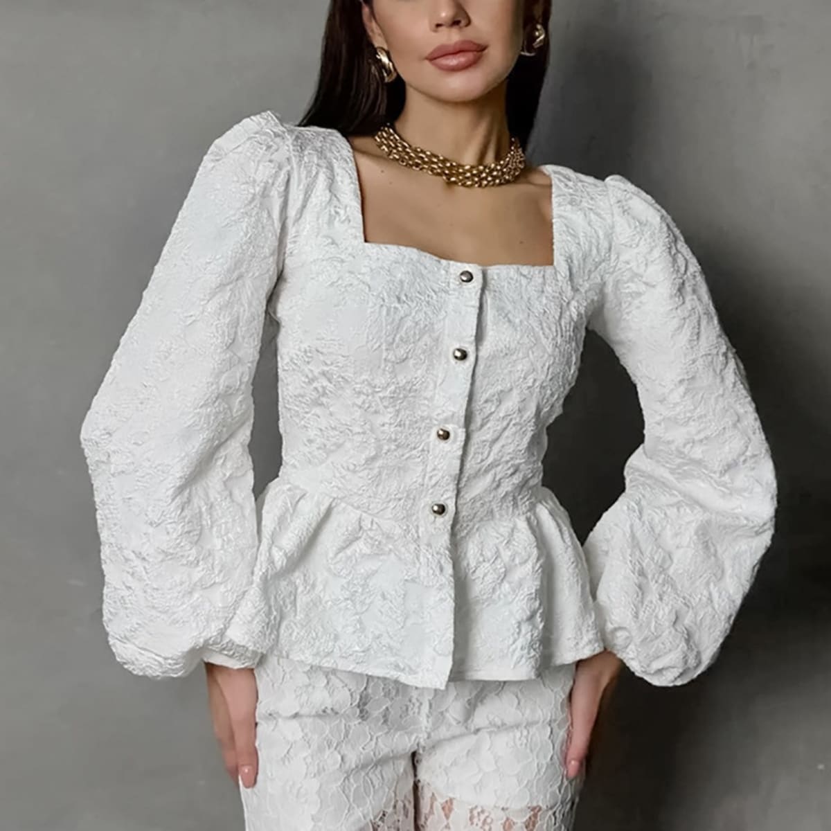 Siena Floral Peplum Blouse