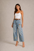 Gordes Floral Wide Leg Jeans