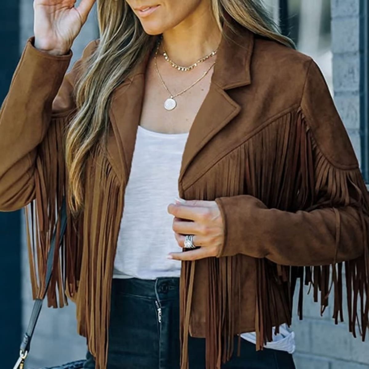 Arezzo Fringe Jacket