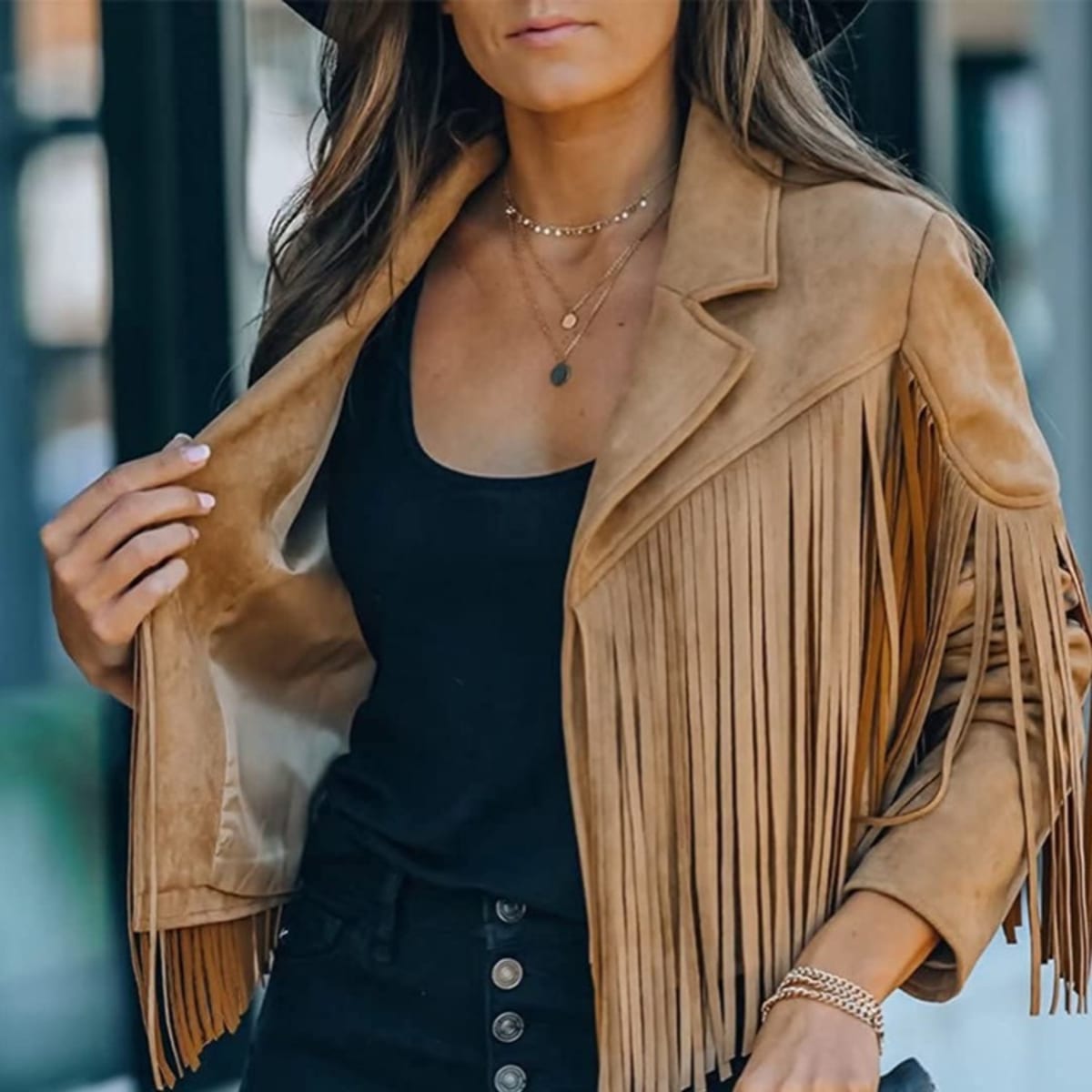 Arezzo Fringe Jacket