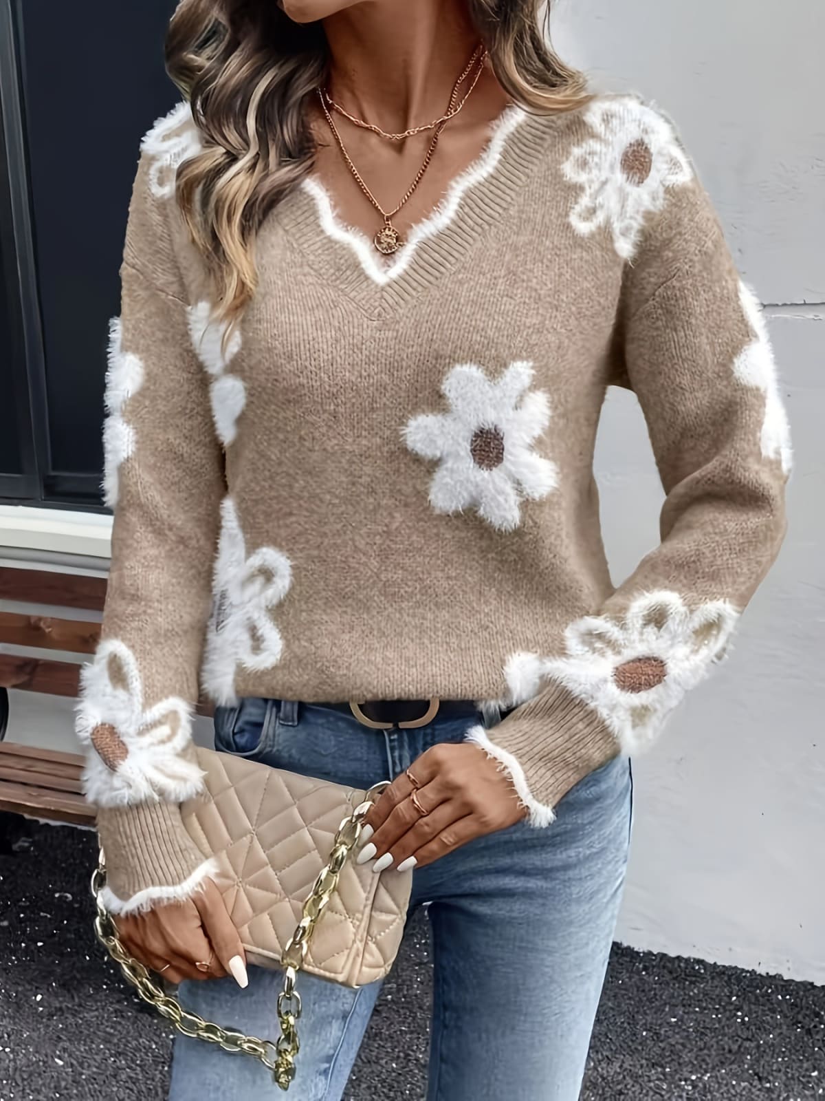 Gordes Floral Sweater