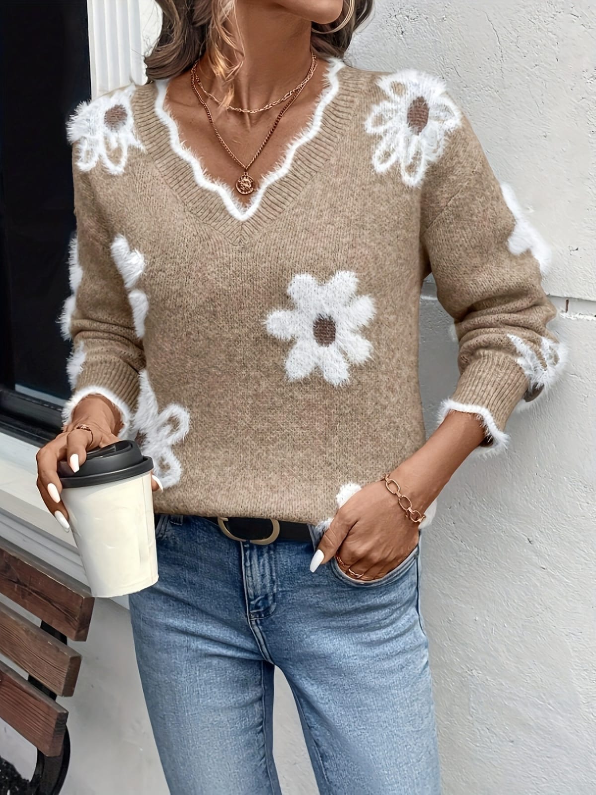 Gordes Floral Sweater