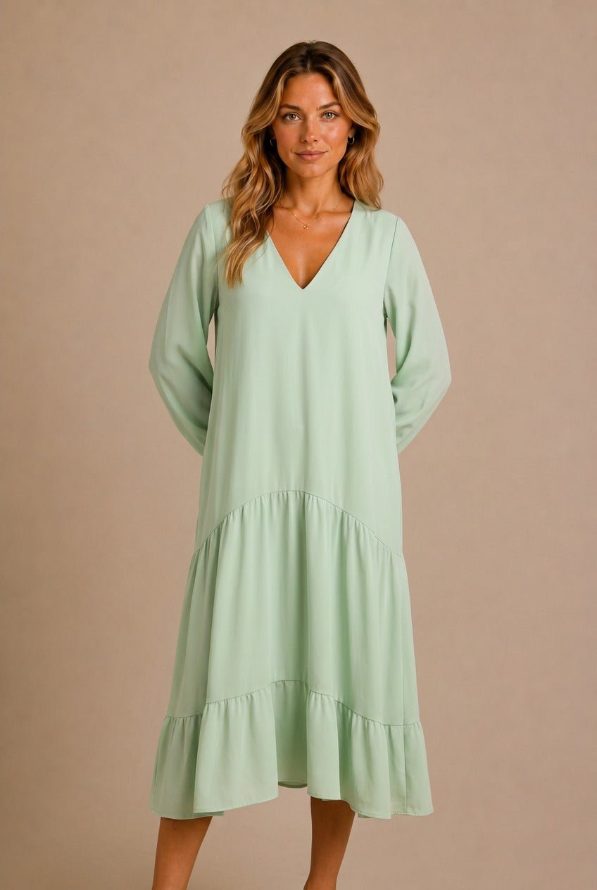 Gordes Tiered Midi Dress