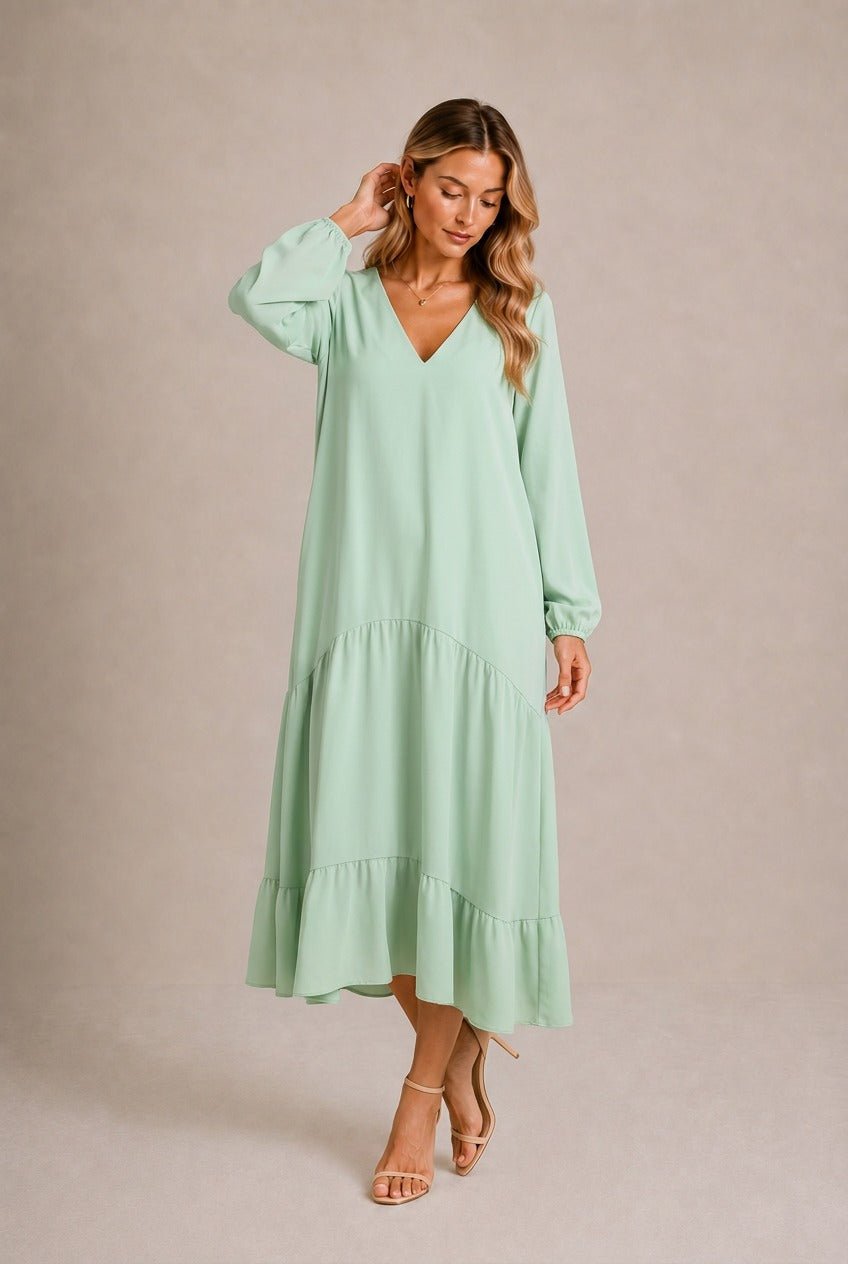 Gordes Tiered Midi Dress