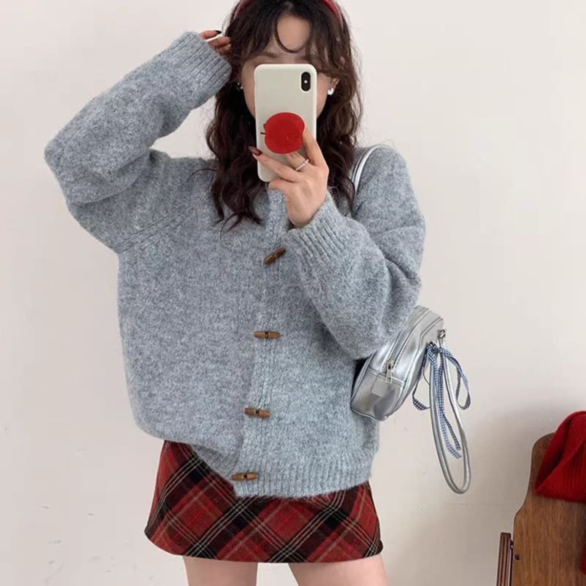 Chianti Toggle Button Cardigan