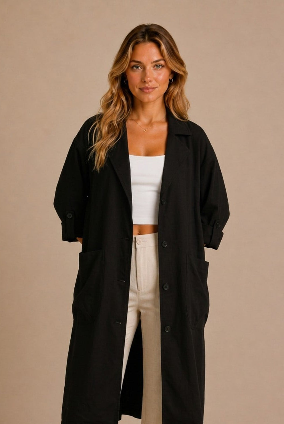 Barolo Oversized Pocket Jacket
