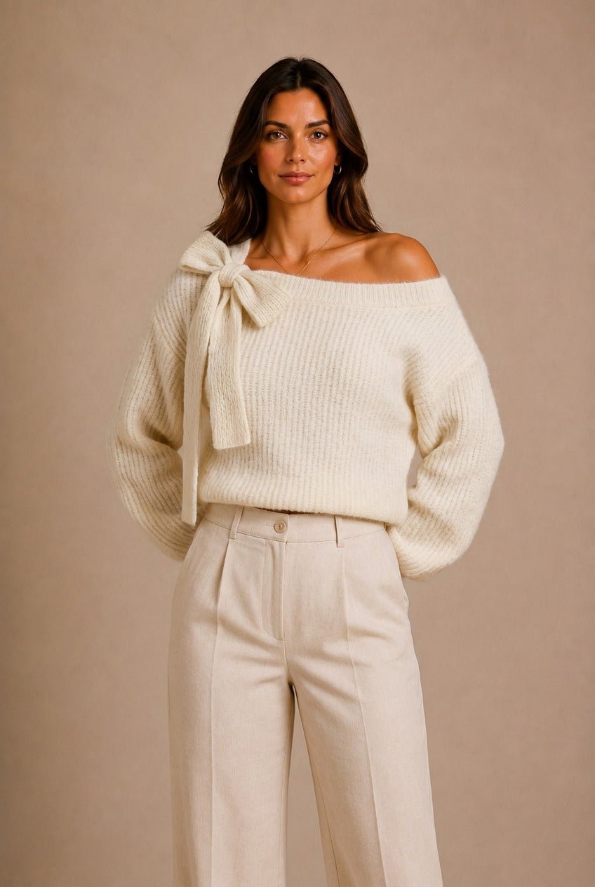 Pienza Bow Detail Sweater