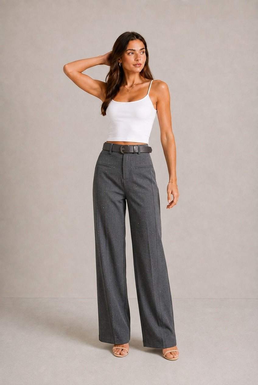 Chianti Sparkle Wide Leg Pants