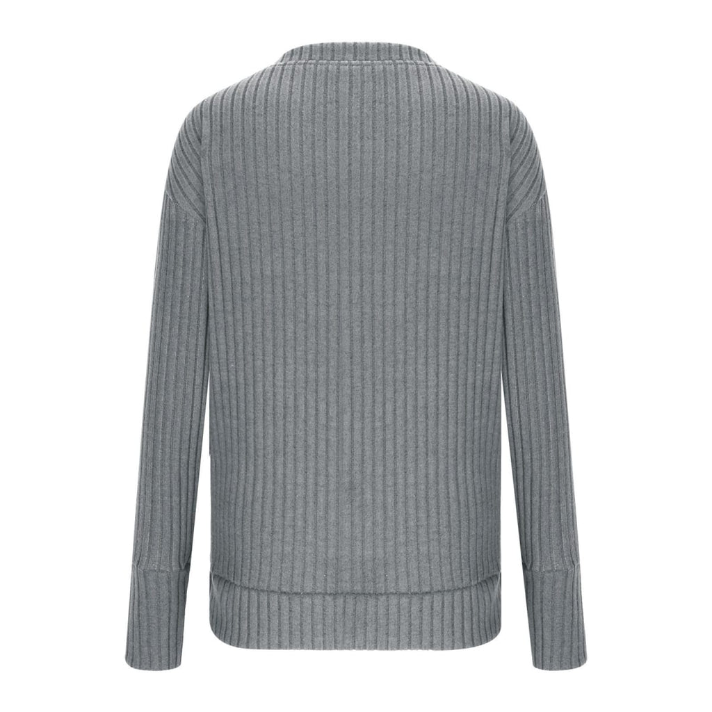 Arezzo Ribbed V-Neck Sweater