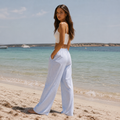 Capri Stripe Wide-Leg