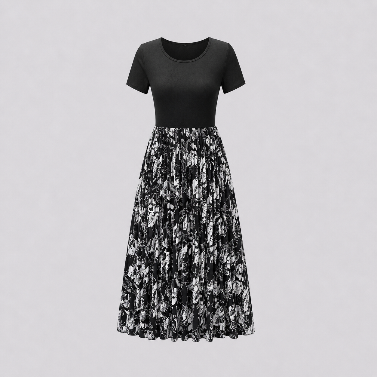 Sorento Contrast Midi Dress