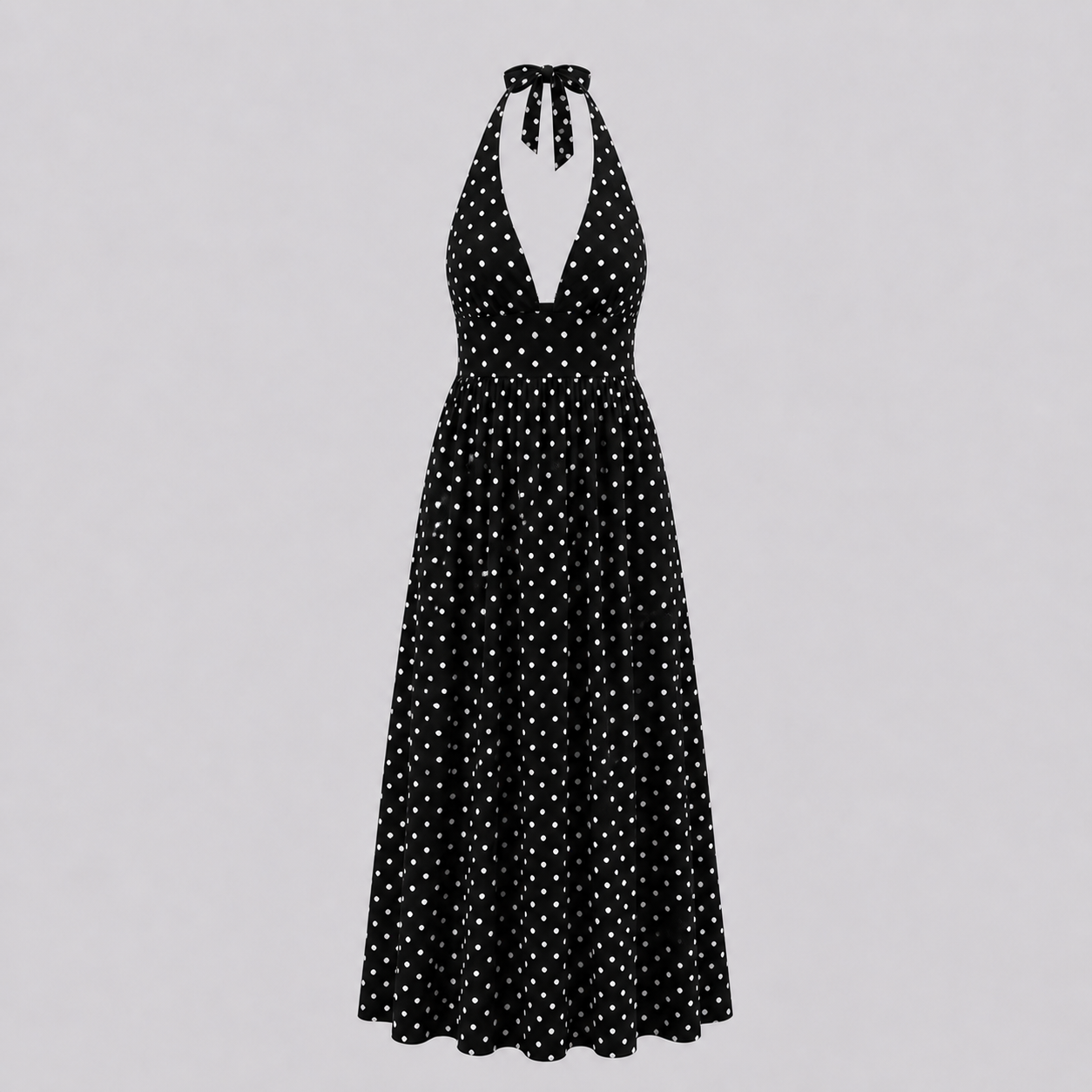 Positano Polka Dot Maxi Dress