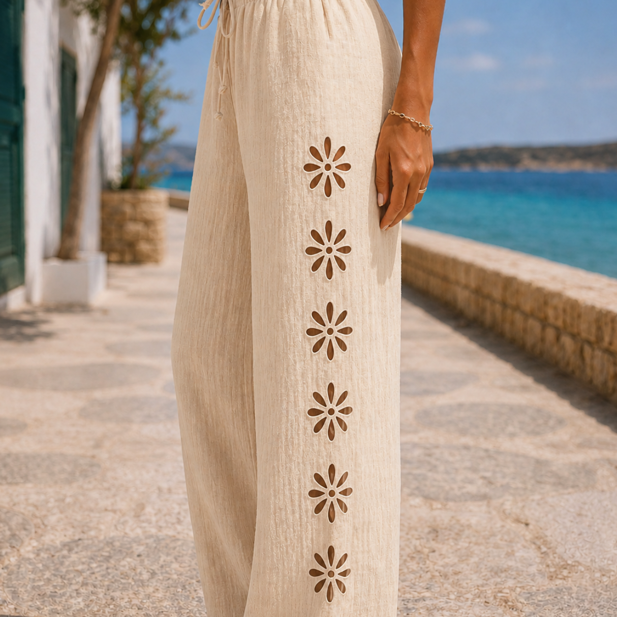 Positano Cutout Wide-Leg