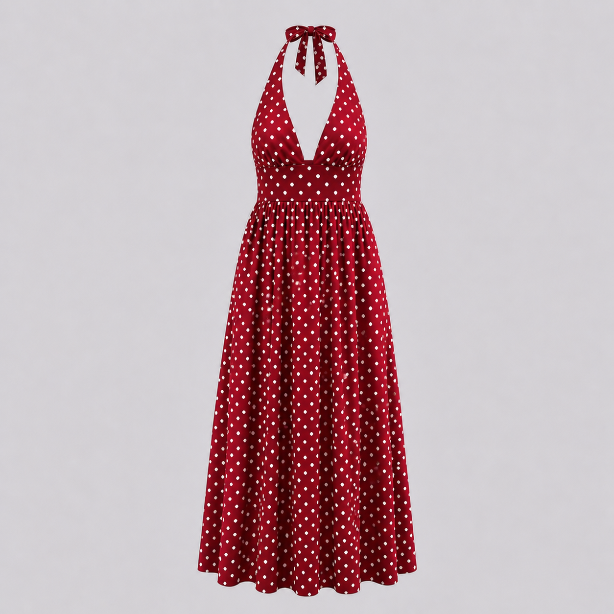 Positano Polka Dot Maxi Dress