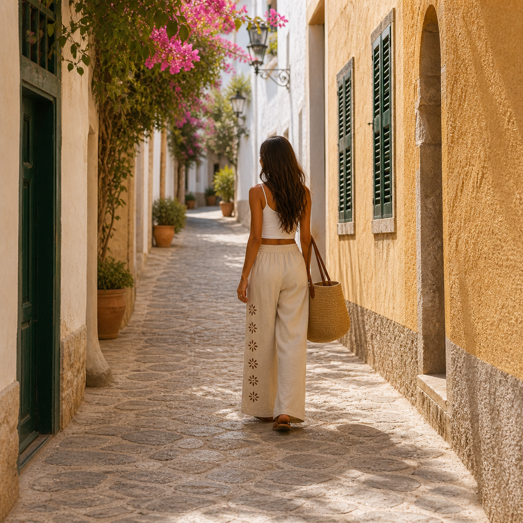 Positano Cutout Wide-Leg
