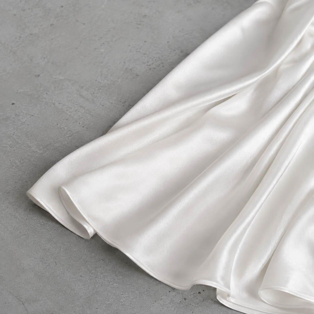Portofino Satin-Effect Maxi Skirt