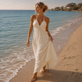 Mykonos Ivory Maxi Dress
