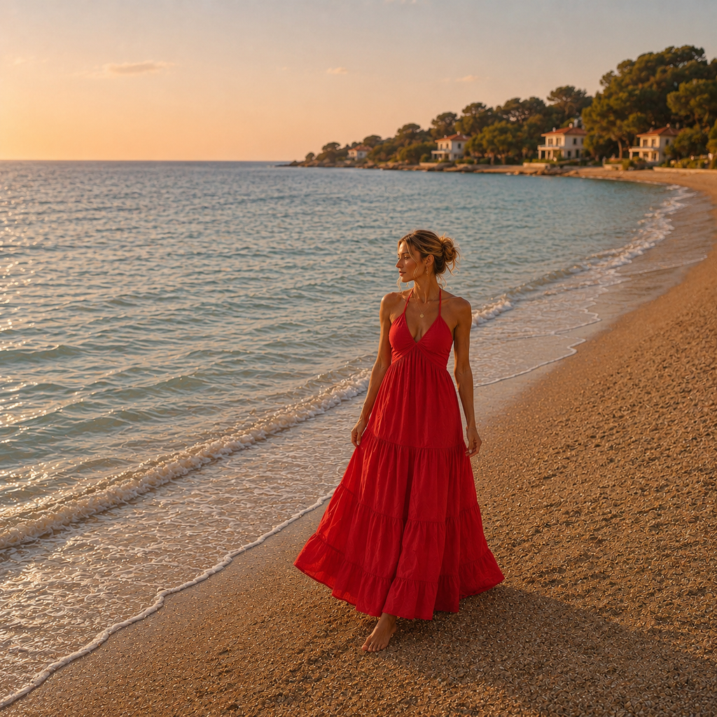 Mykonos Ivory Maxi Dress