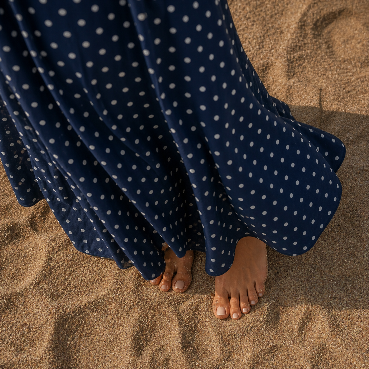 Positano Polka Dot Maxi Dress
