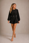 Gordes Balloon Sleeve Mini Dress