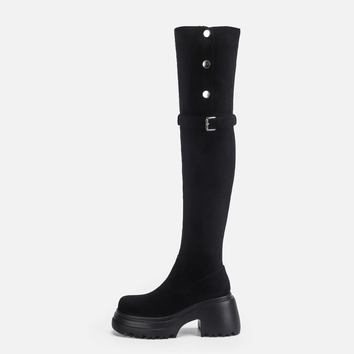 Siena Buttoned Over-the-Knee Boots