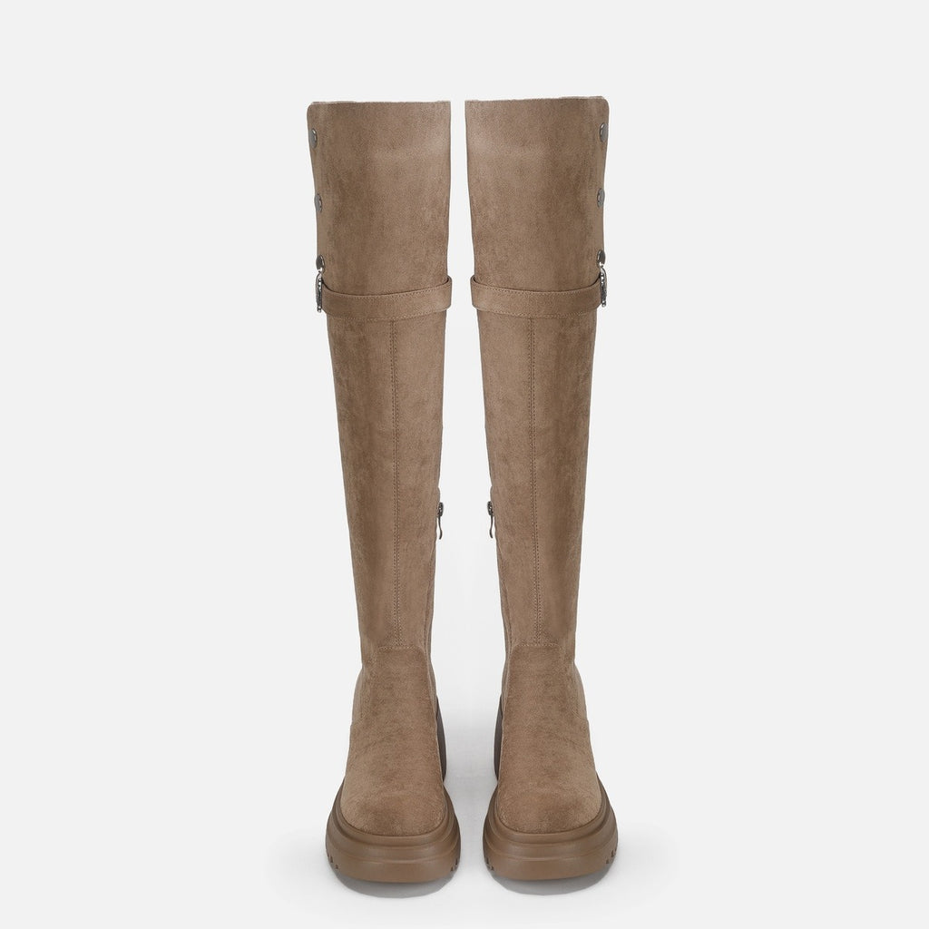 Siena Buttoned Over-the-Knee Boots