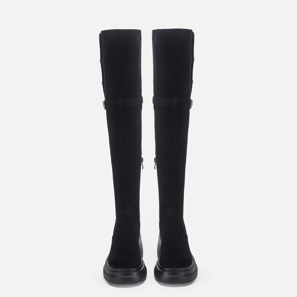 Siena Buttoned Over-the-Knee Boots
