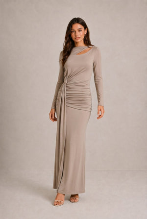 Cahors Ruched Asymmetrical Dress