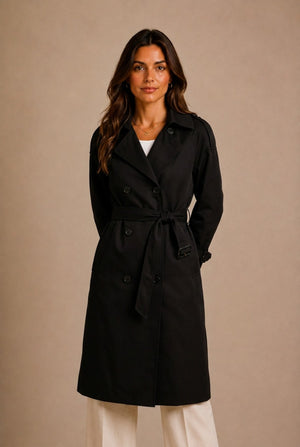 Barolo Double-Breasted Trench Coat