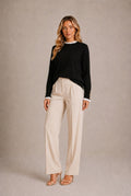 Annecy Lace Trim Sweater