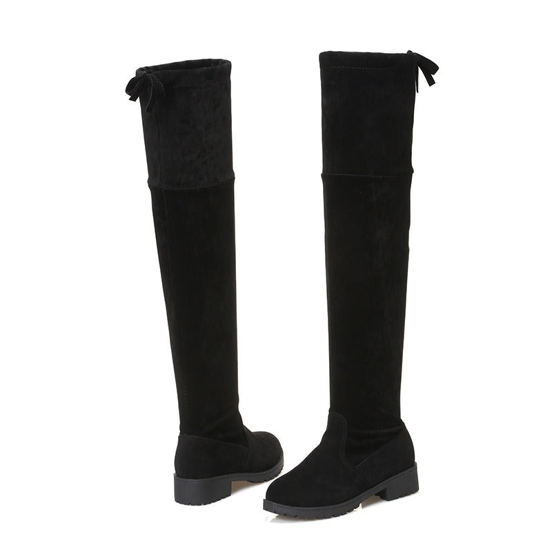Gordes Bow Over-the-Knee Boots