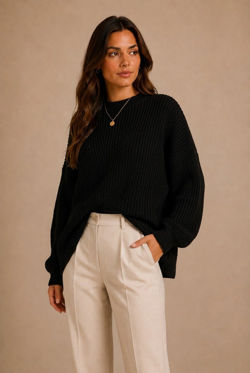 Montalcino Ribbed Knit Sweater