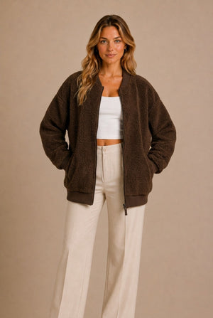Barolo Fuzzy Hooded Sweater