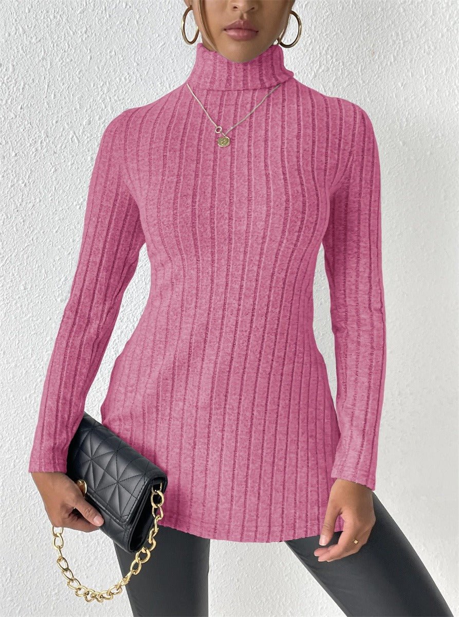 Barolo Ribbed Knit Turtleneck Sweater