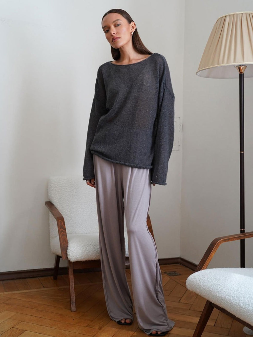 Barolo Sheer Knit Sweater