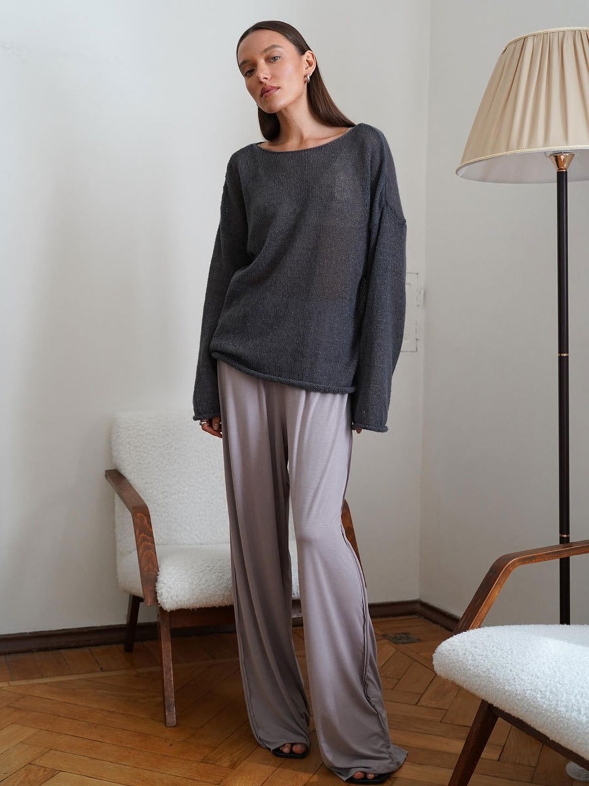Barolo Sheer Knit Sweater