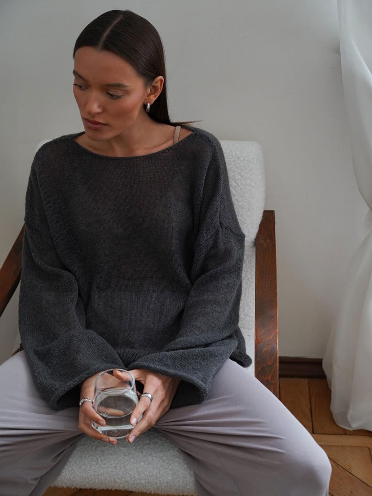 Barolo Sheer Knit Sweater