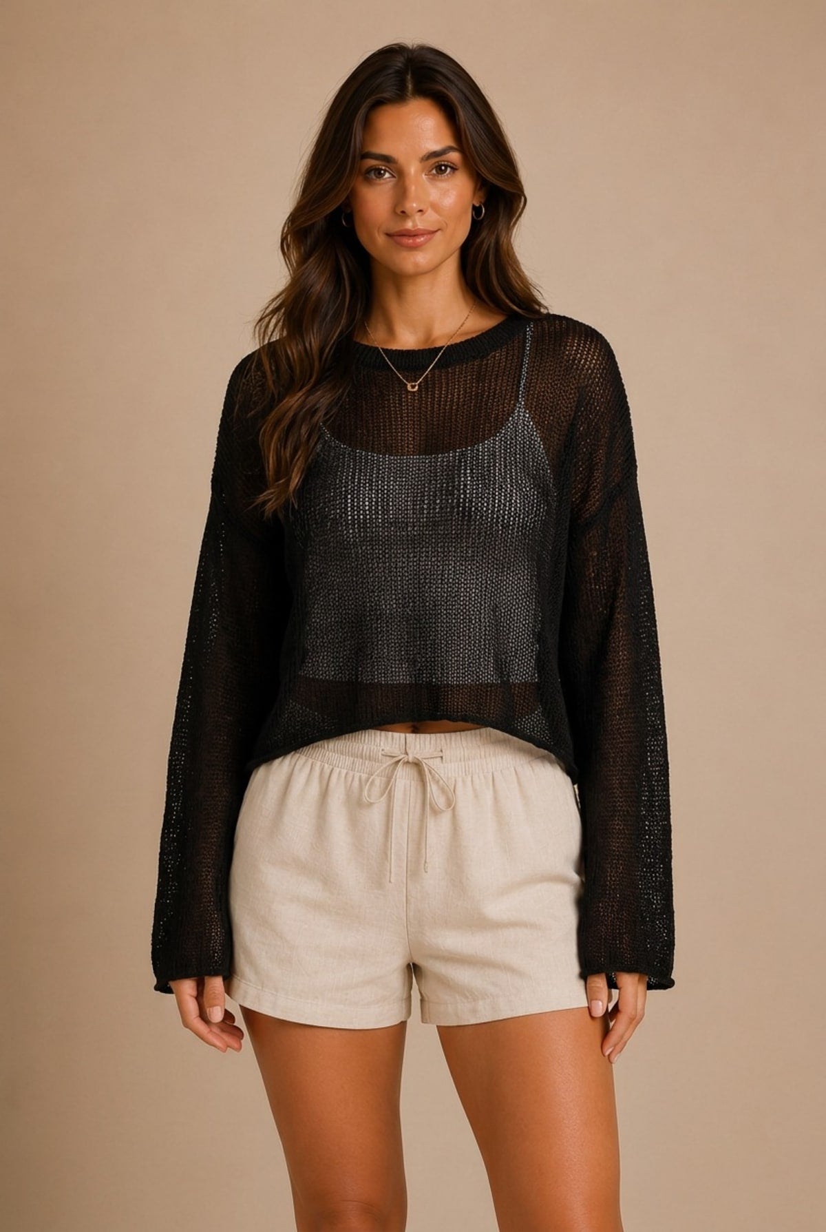 Barolo Sheer Knit Sweater