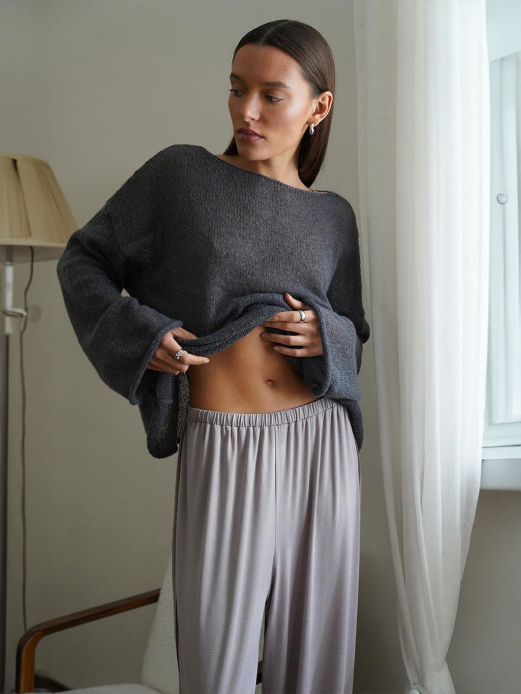 Barolo Sheer Knit Sweater